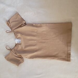 Grip tan tank top